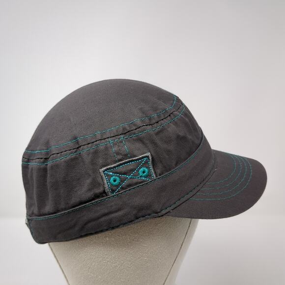 Scheels Slideback Cadet Army Cap Gray OS Adjustable Embroidered Outdoor Cap - Picture 5 of 9